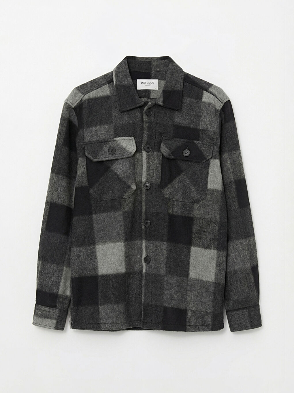 Antrasit Regular Fit Erkek Gömlek Ceket