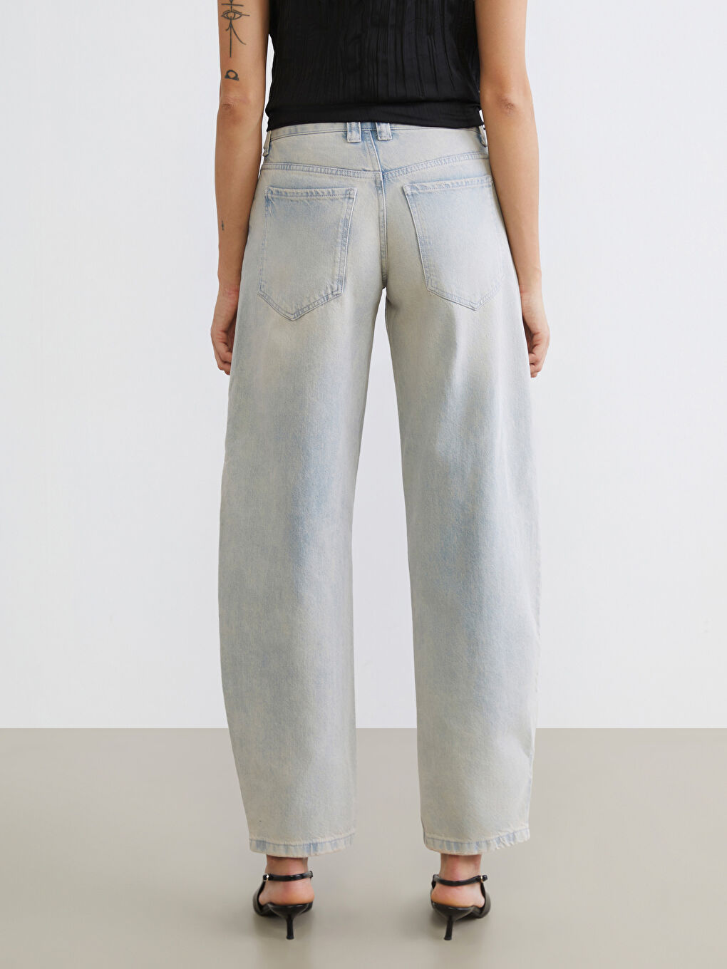 Mavi Balloon Fit Kadın Jean Pantolon-3