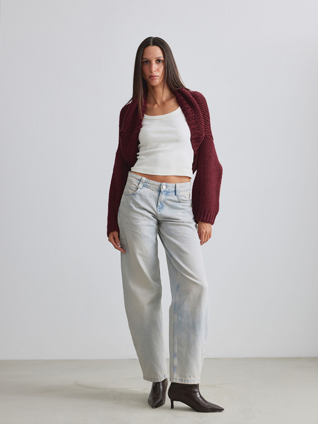 Mavi Balloon Fit Kadın Jean Pantolon