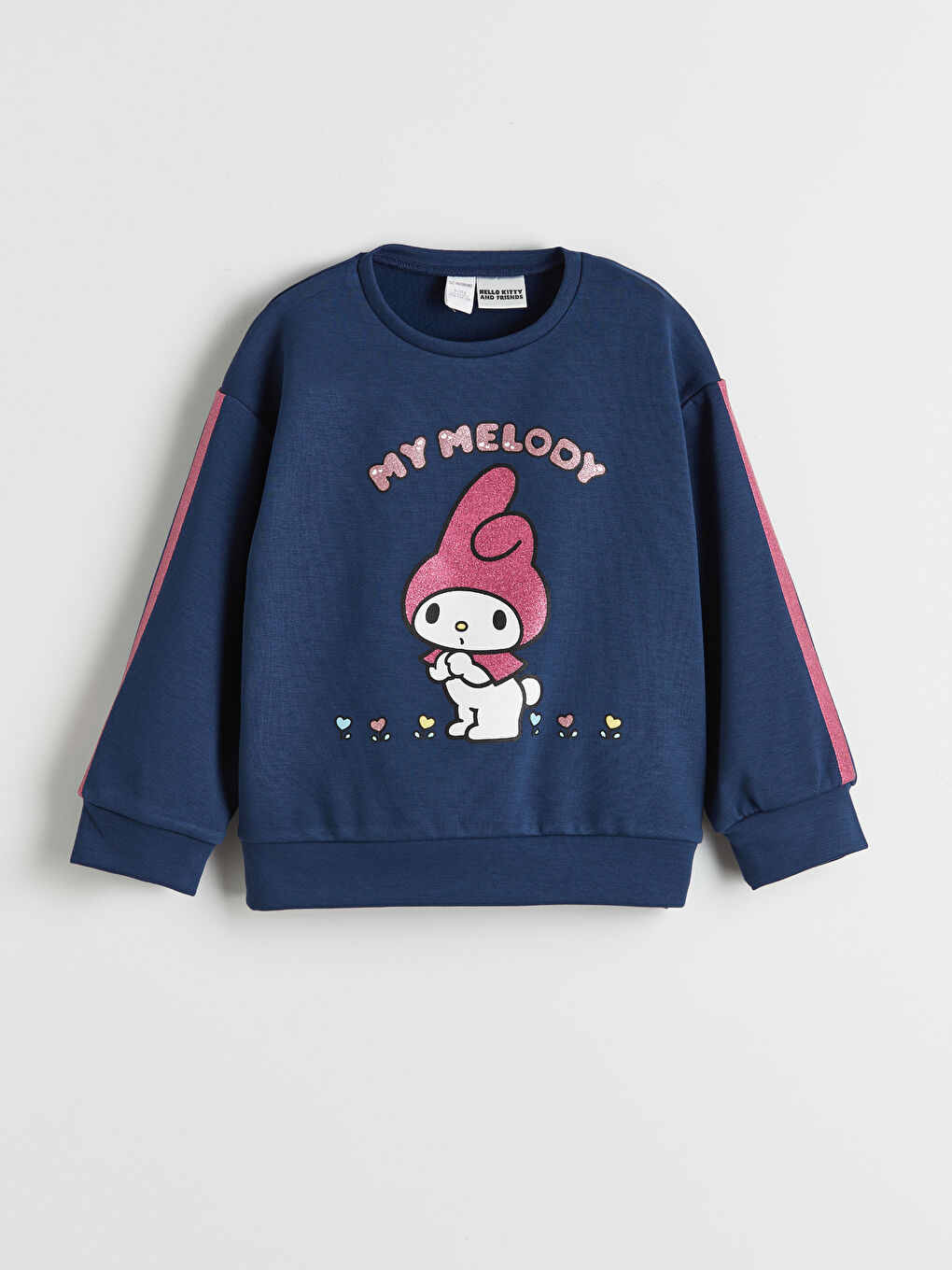 İndigo My Melody Baskılı Kız Bebek Sweatshirt ve Eşofman Altı-1