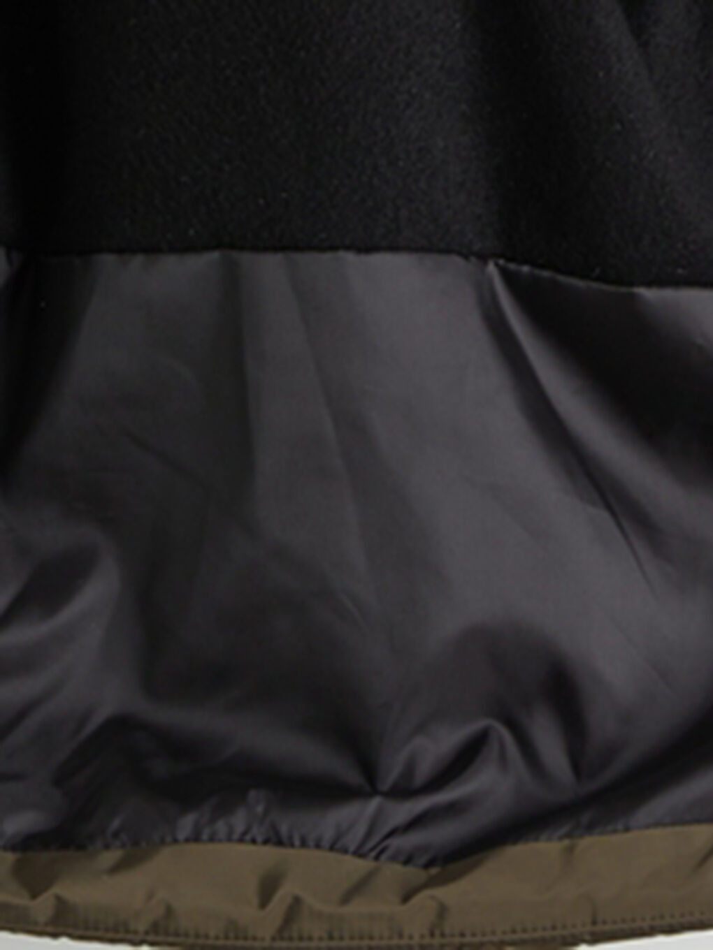 Haki Kapüşonlu Kapitone Erkek Çocuk Mont-2