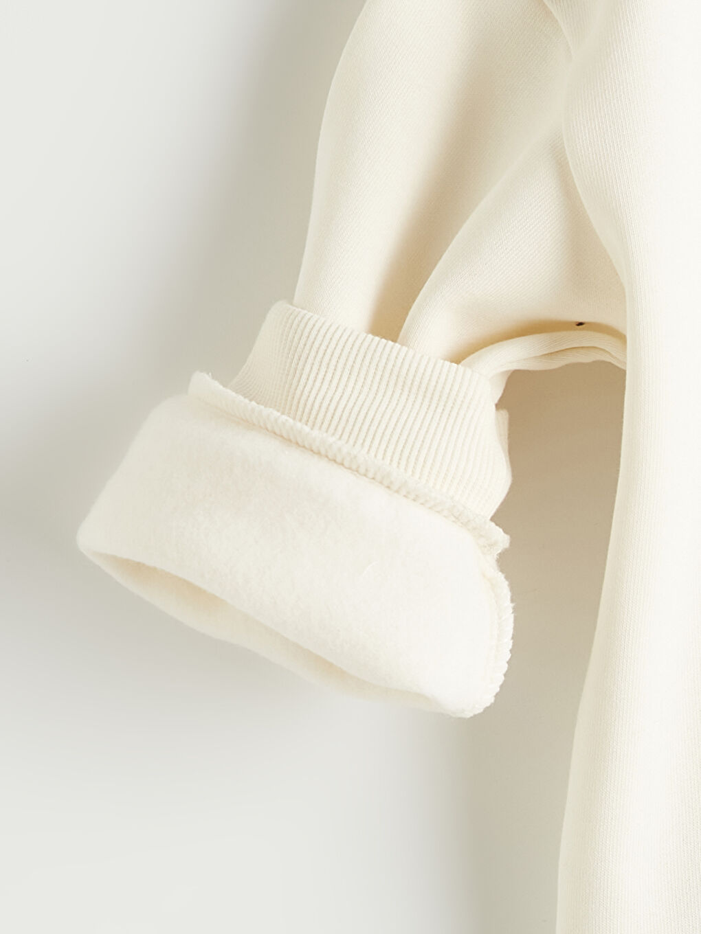 Ekru My Melody Baskılı Kız Çocuk Kalın Sweatshirt-1