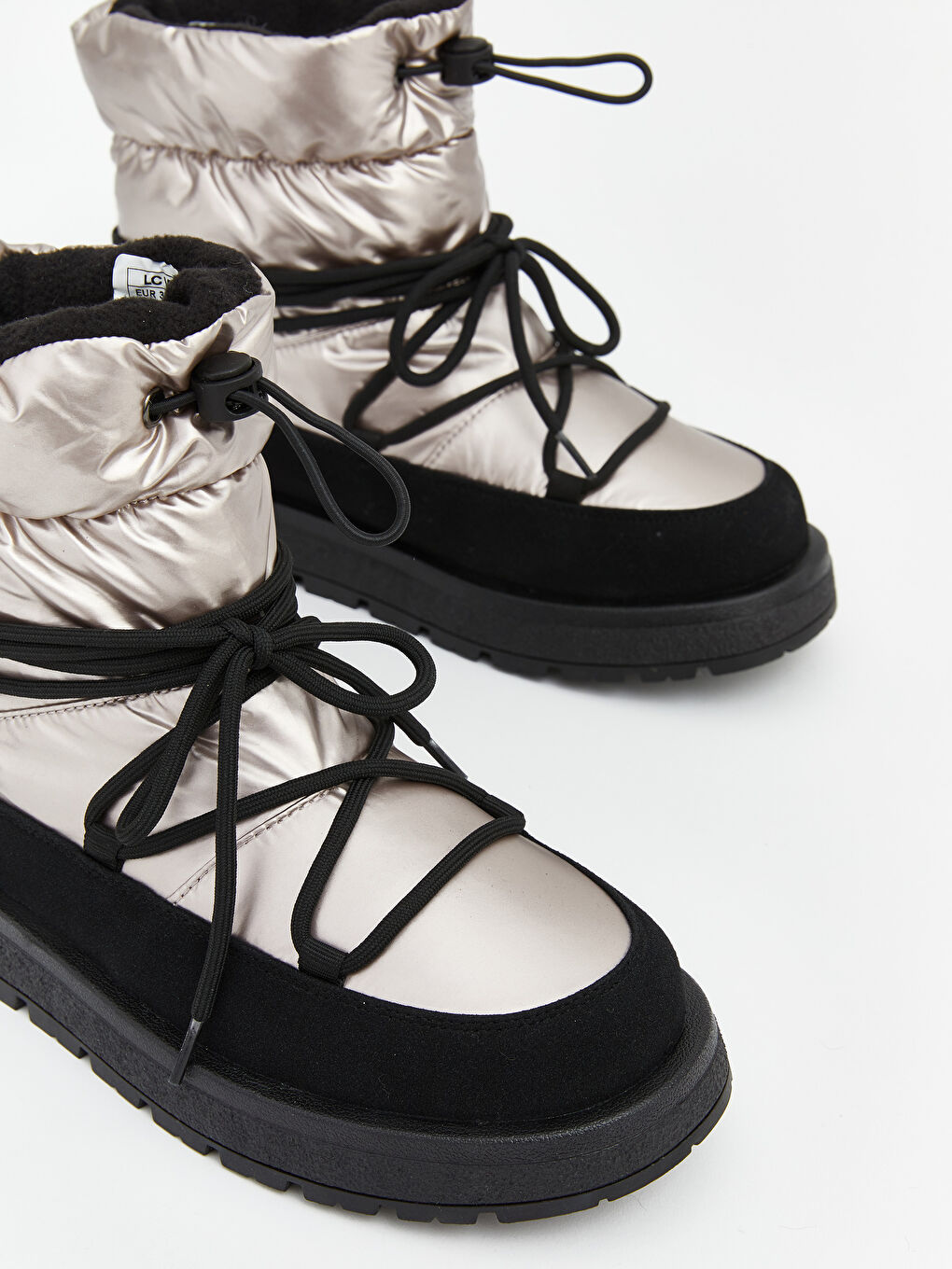 Pembe Kız Çocuk İçi Kürklü Kar Botu-2