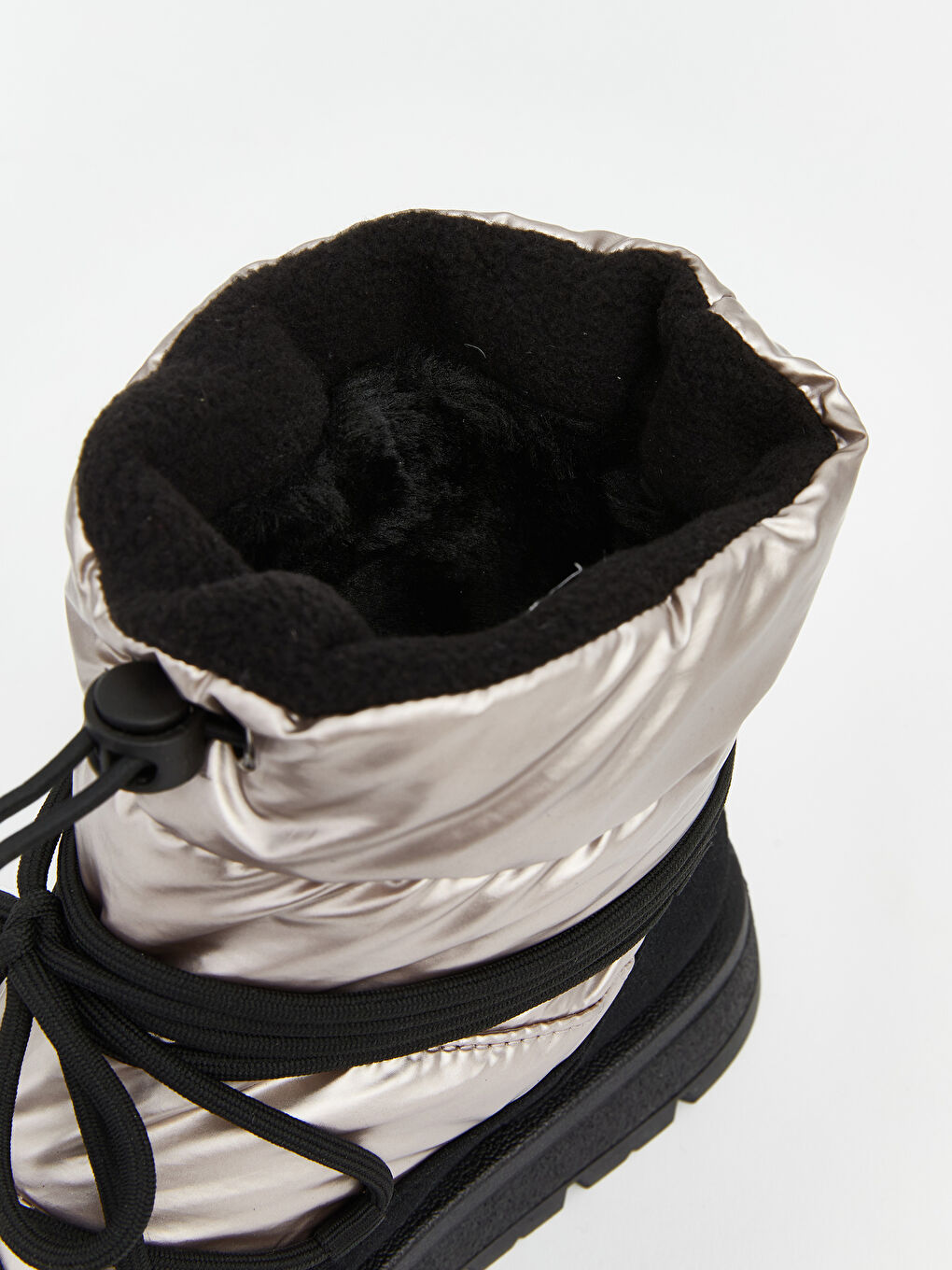 Pembe Kız Çocuk İçi Kürklü Kar Botu-5