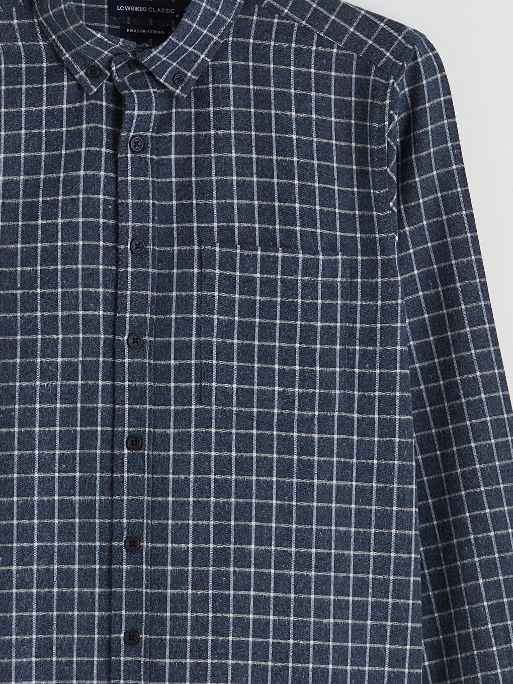 İndigo Regular Fit Kareli Erkek Gömlek-1