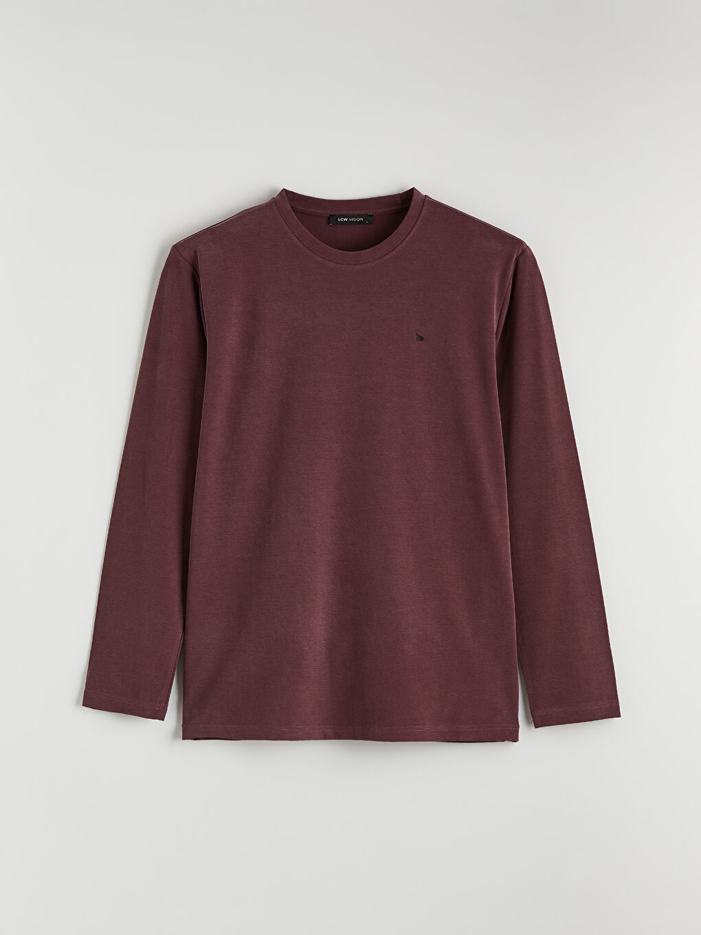 Antrasit Bisiklet Yaka Erkek Sweatshirt-4