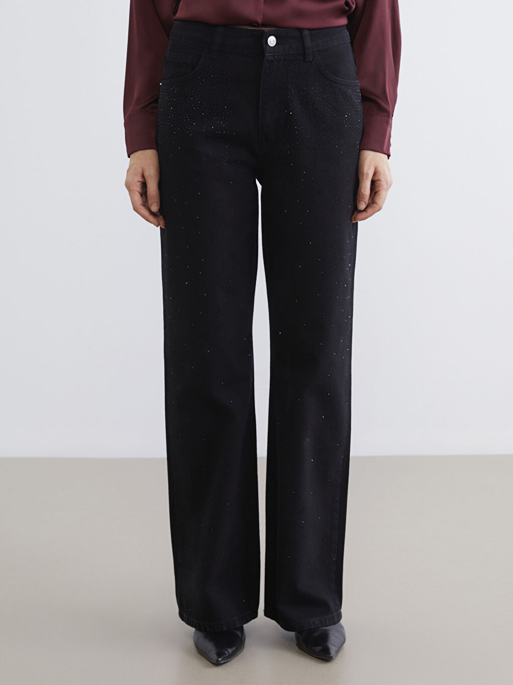 جينز أسود امرأة-1