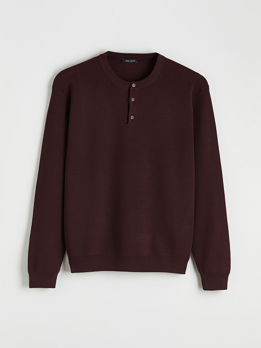 Mürdüm Bisiklet Yaka Erkek Triko Kazak