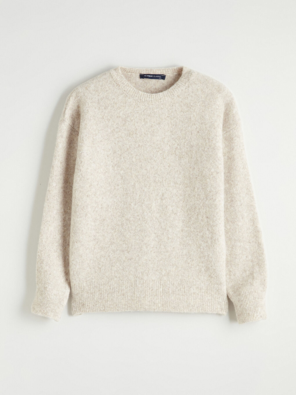 Kahverengi Bisiklet Yaka Kadın Triko Kazak-4