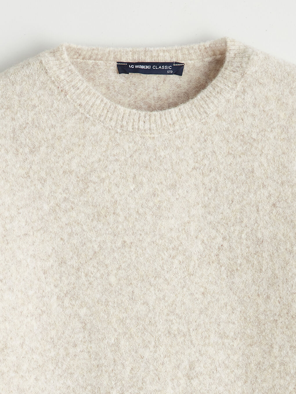 Kahverengi Bisiklet Yaka Kadın Triko Kazak-5