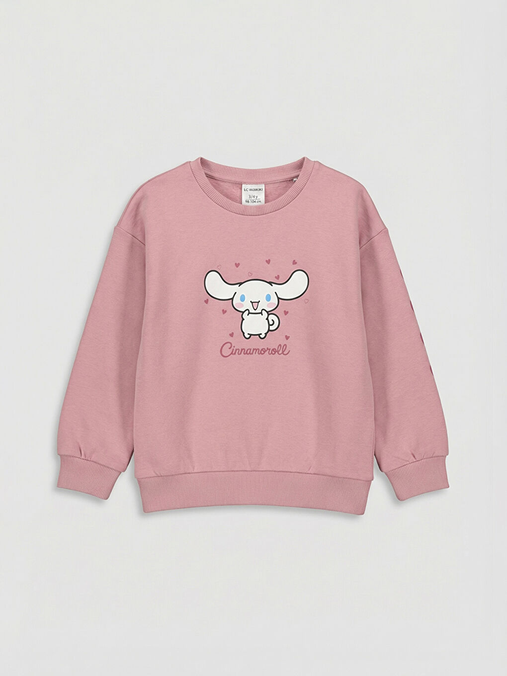 Lila Cinnamoroll Baskılı Kız Sweatshirt ve Eşofman Altı-1