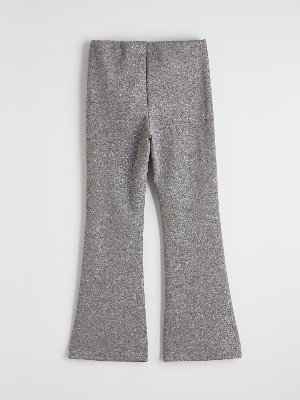 Gri Simli İspanyol Paça Kız Çocuk Tayt-2