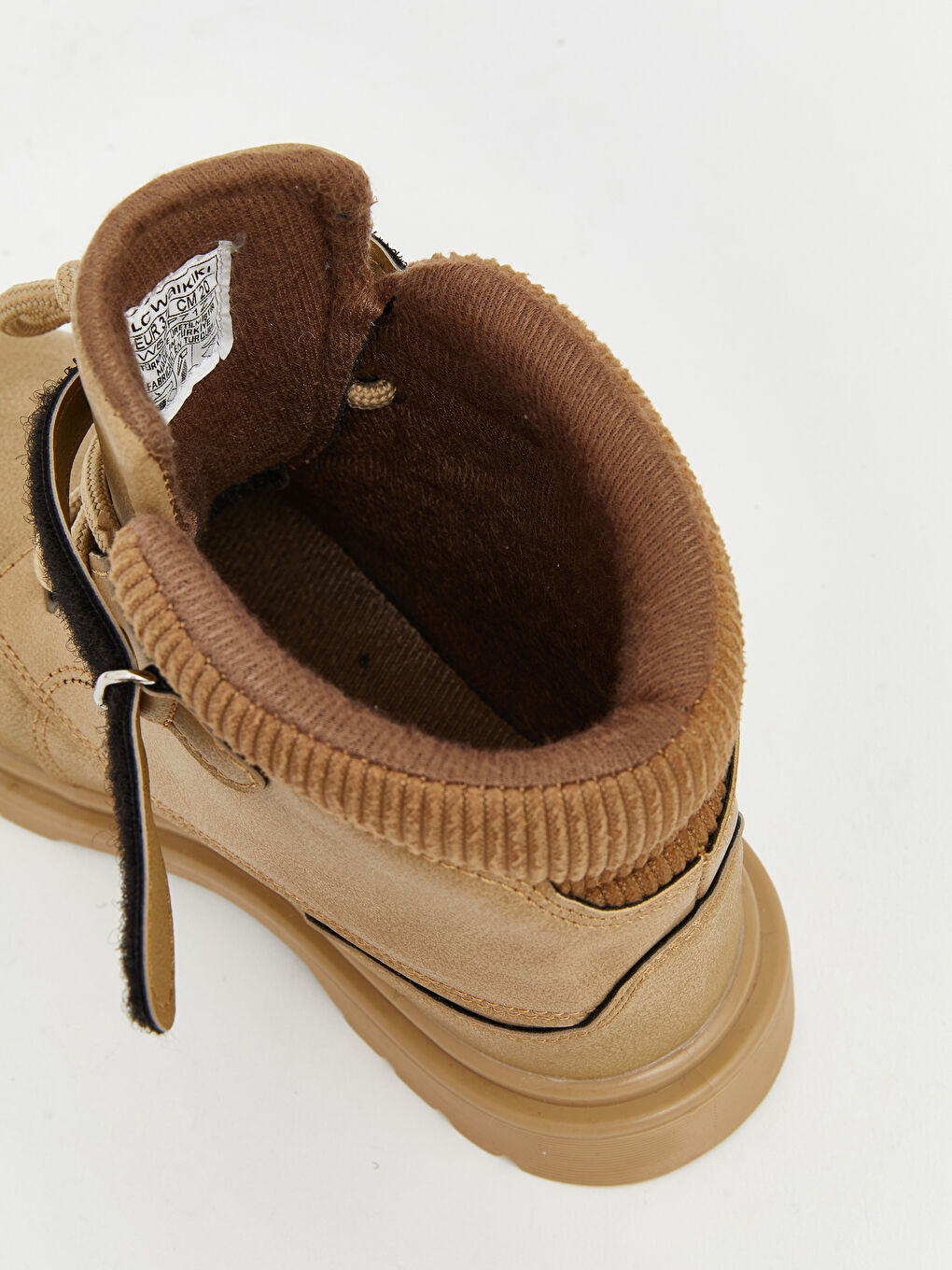 Kahverengi Bağcıklı ve Cırt Cırt Kapamalı Erkek Bebek Bot-5