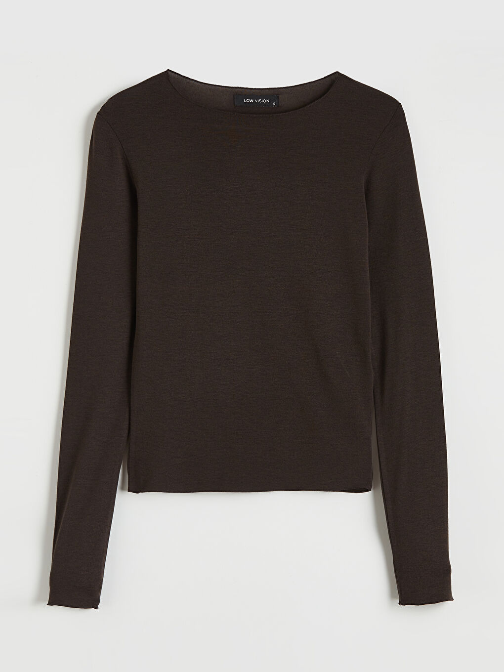 Kahverengi Bisiklet Yaka Kadın Body	-4