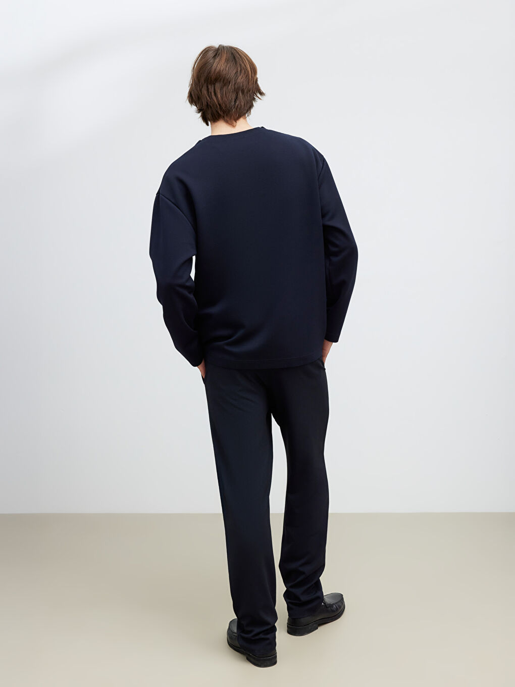 Lacivert Regular Fit Erkek Jean Pantolon-3