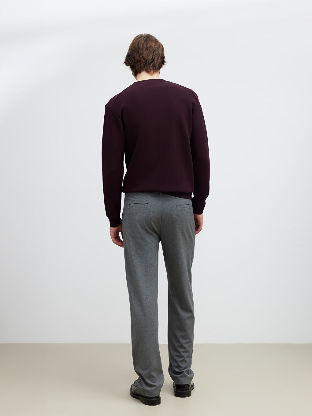 Gri Regular Fit Erkek Jean Pantolon-3