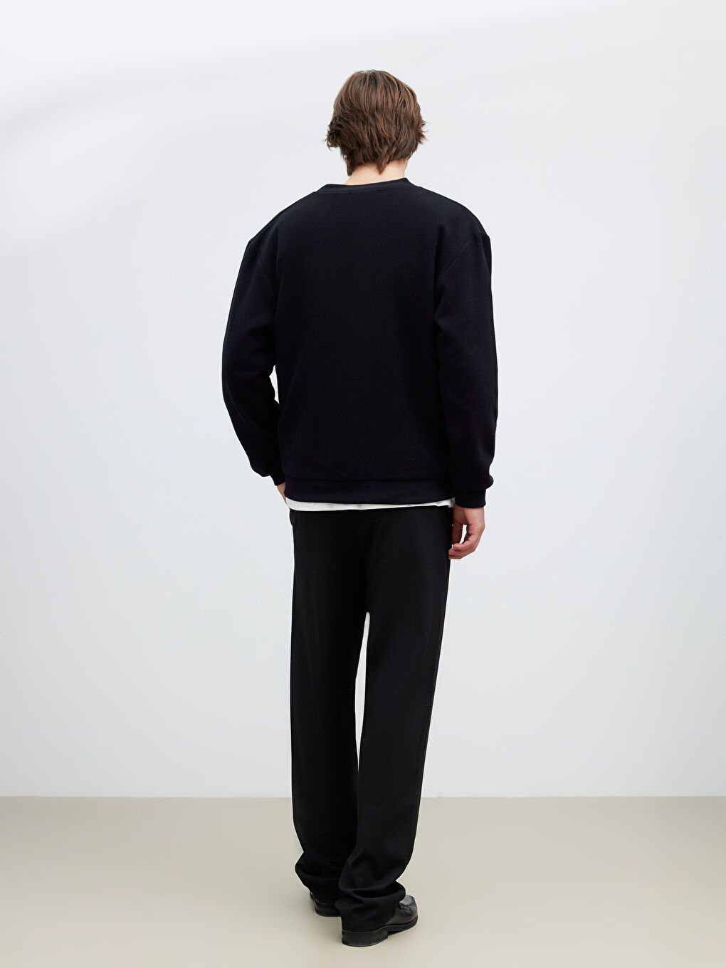 Siyah Regular Fit Erkek Jean Pantolon-3