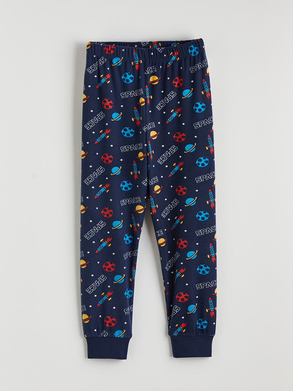 Lacivert Desenli Erkek Çocuk Pijama Takımı-4