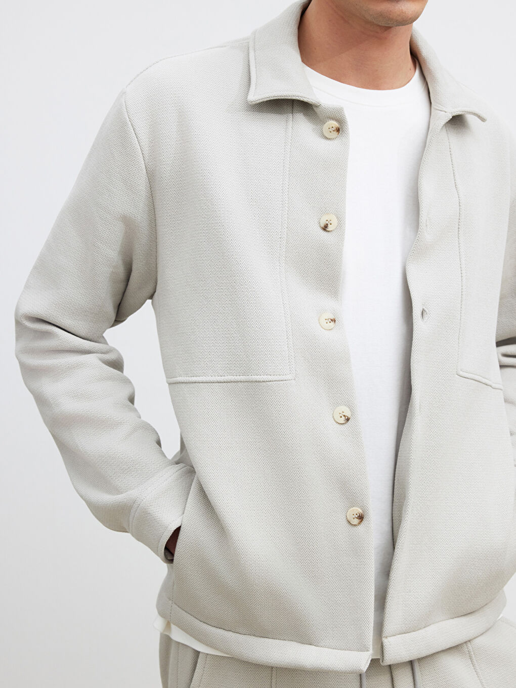 Bej Regular Fit Erkek Gömlek-2