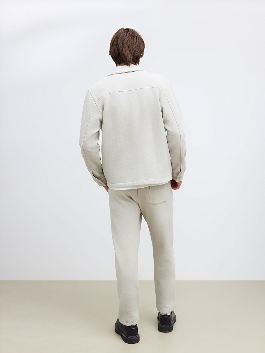 Bej Regular Fit Erkek Gömlek-3