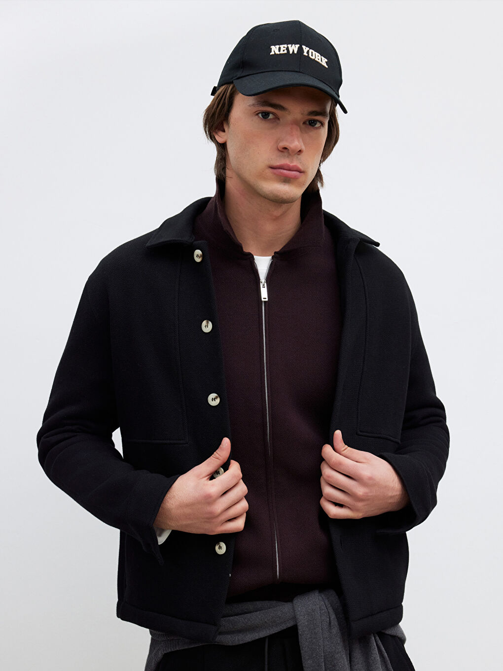 Siyah Regular Fit Erkek Gömlek