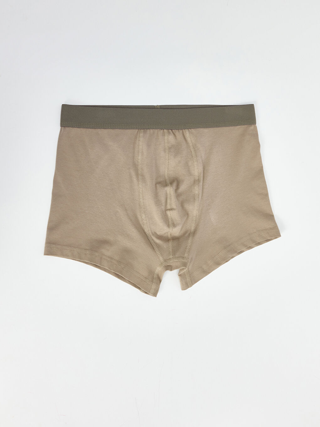 Gri Standart Kalıp Pamuklu Esnek Erkek Boxer 3'lü-1