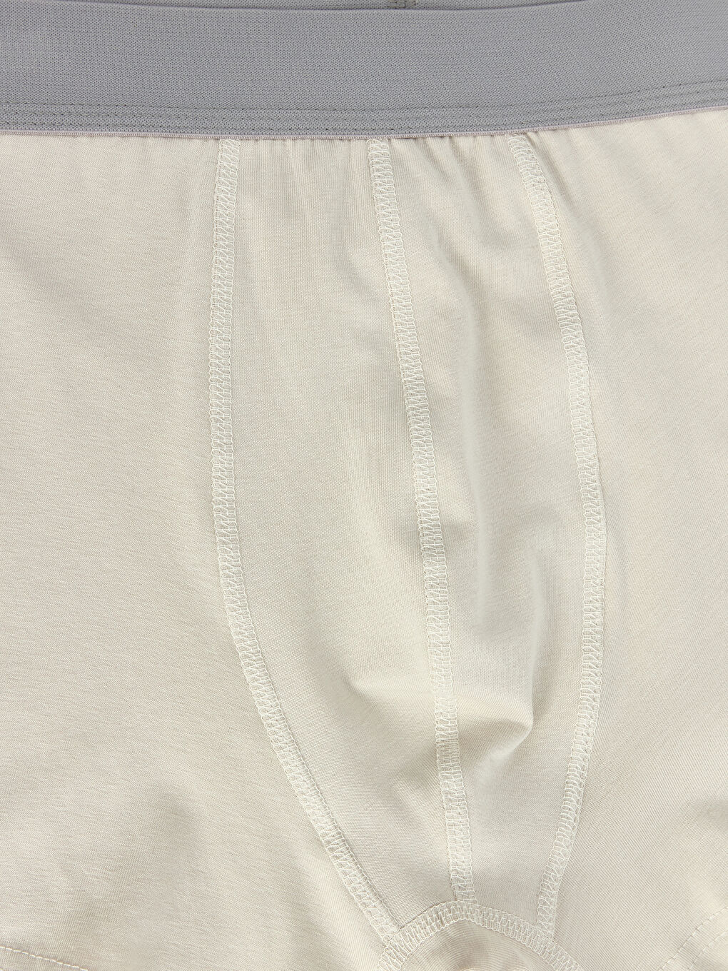 Gri Standart Kalıp Pamuklu Esnek Erkek Boxer 3'lü-2