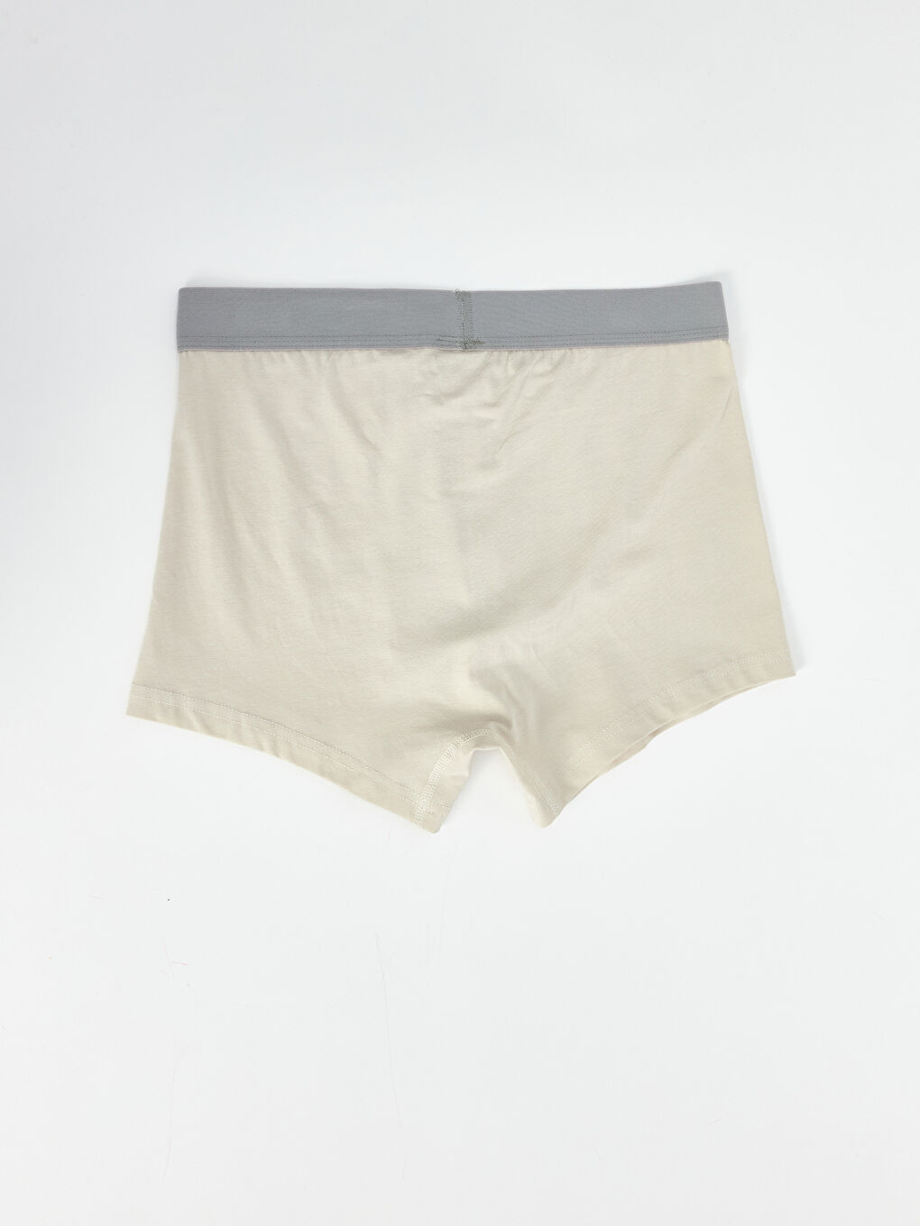 Gri Standart Kalıp Pamuklu Esnek Erkek Boxer 3'lü-3