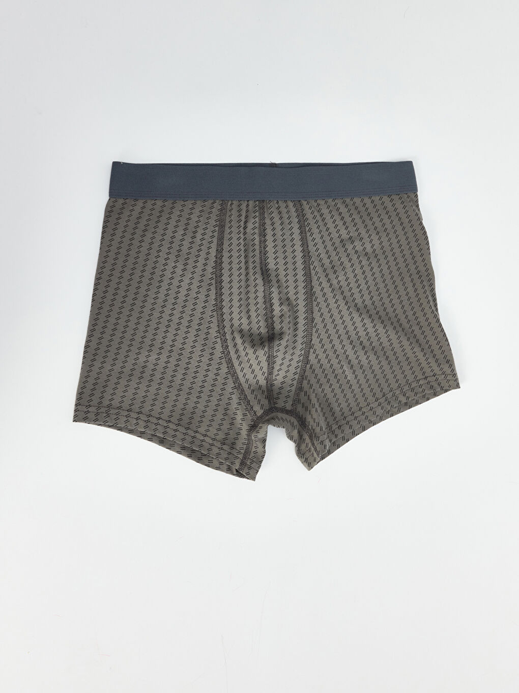 Gri Standart Kalıp Pamuklu Esnek Erkek Boxer 3'lü-9