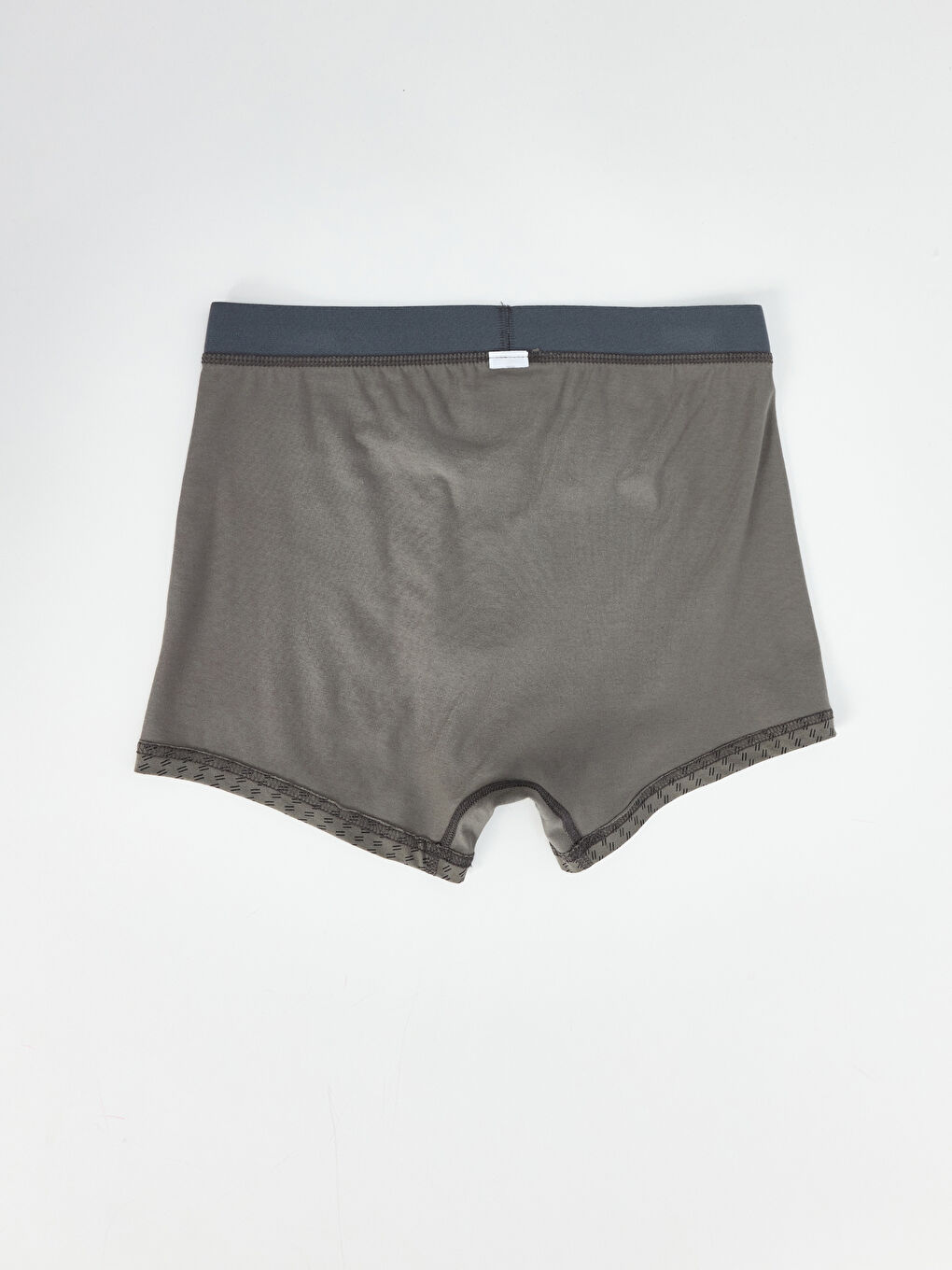 Gri Standart Kalıp Pamuklu Esnek Erkek Boxer 3'lü-12