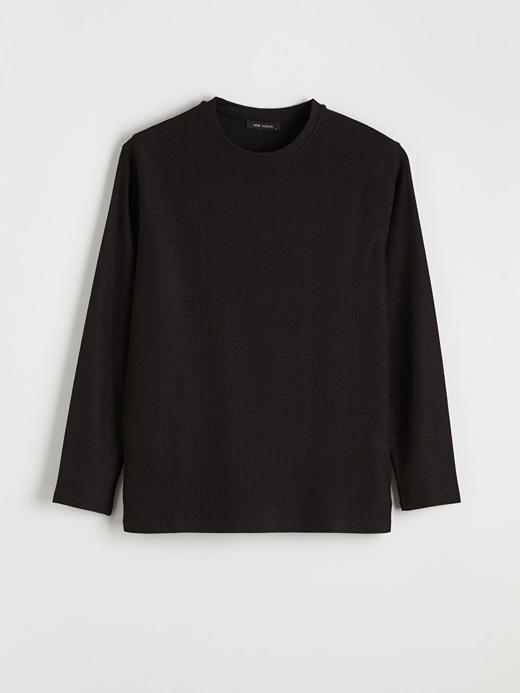 Siyah Bisiklet Yaka Erkek Tişört