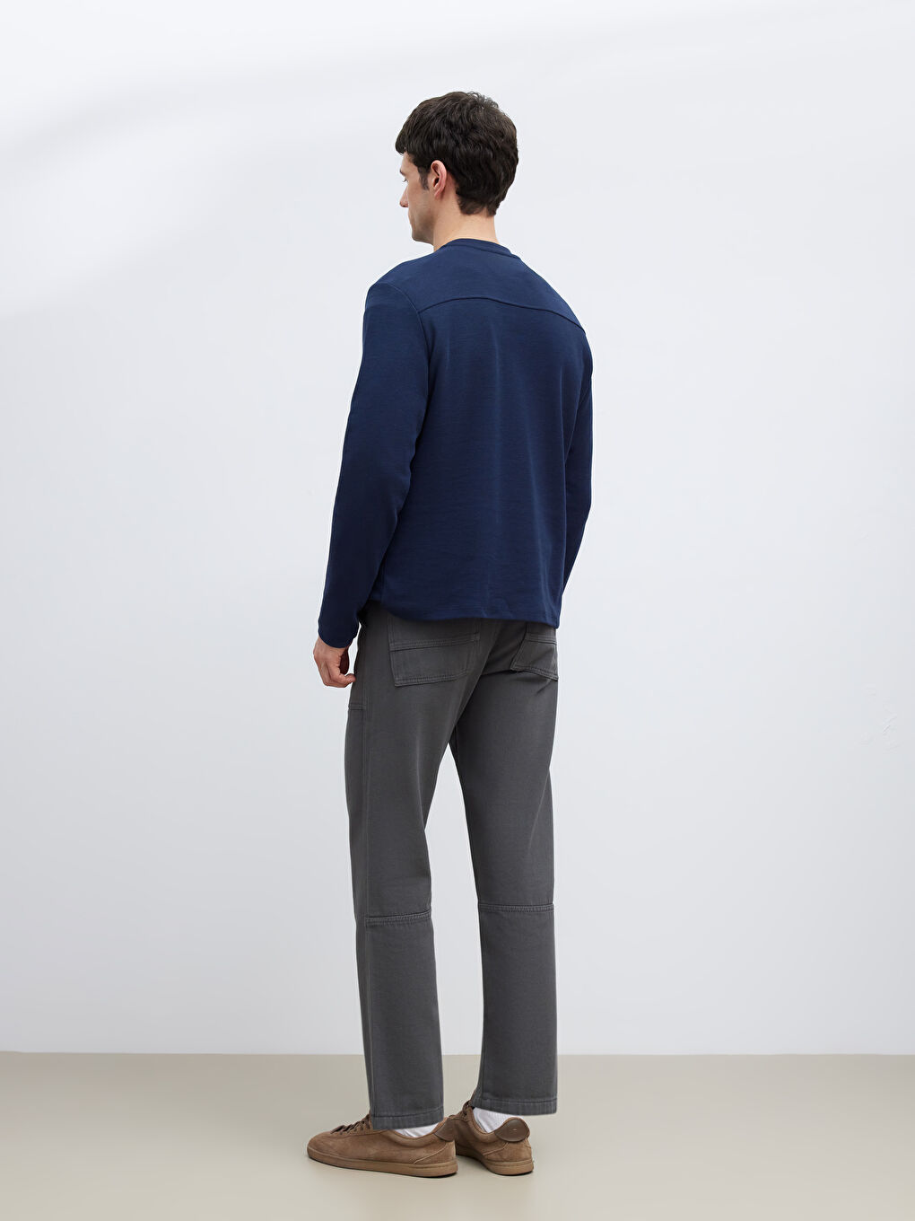 Antrasit Loose Fit Erkek Pantolon-3