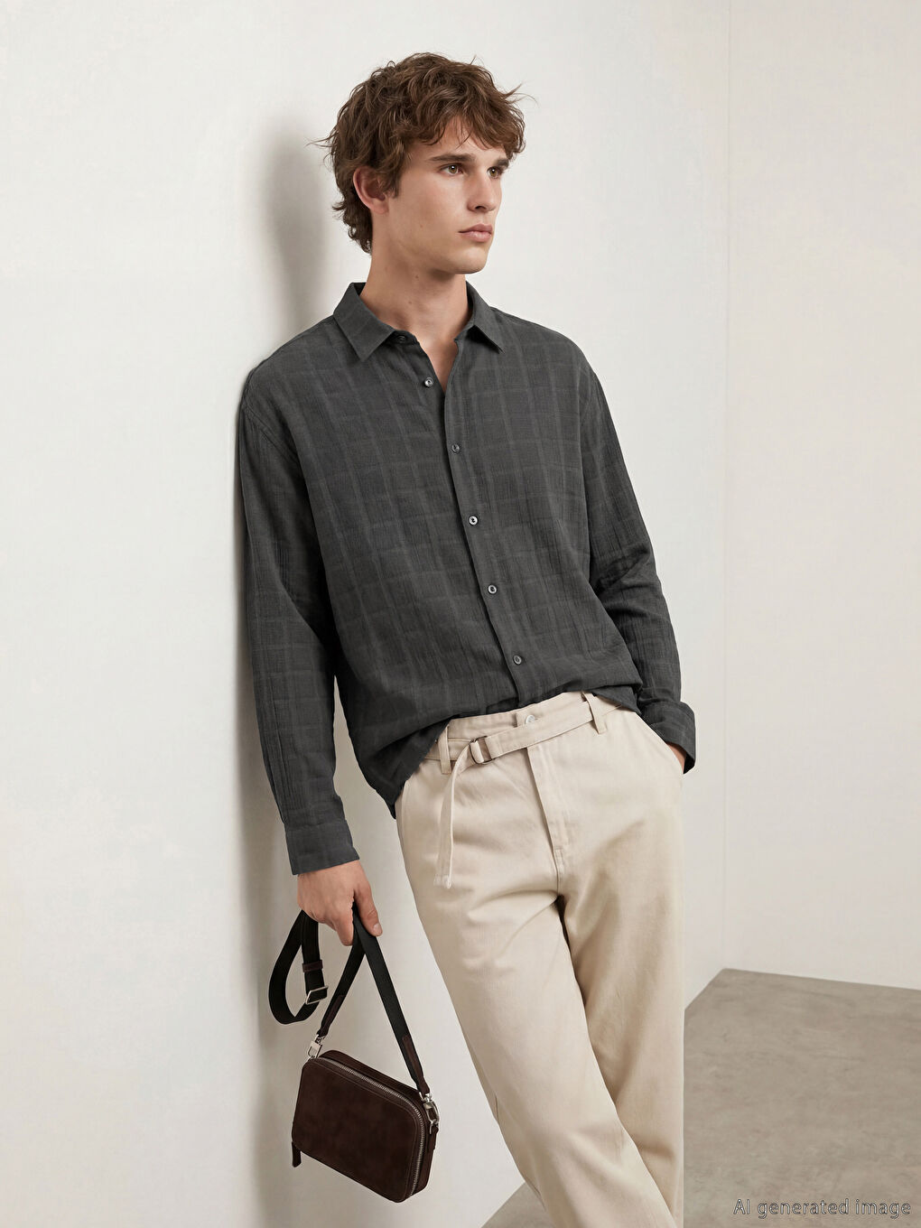 Mavi Regular Fit Ekose Erkek Gömlek