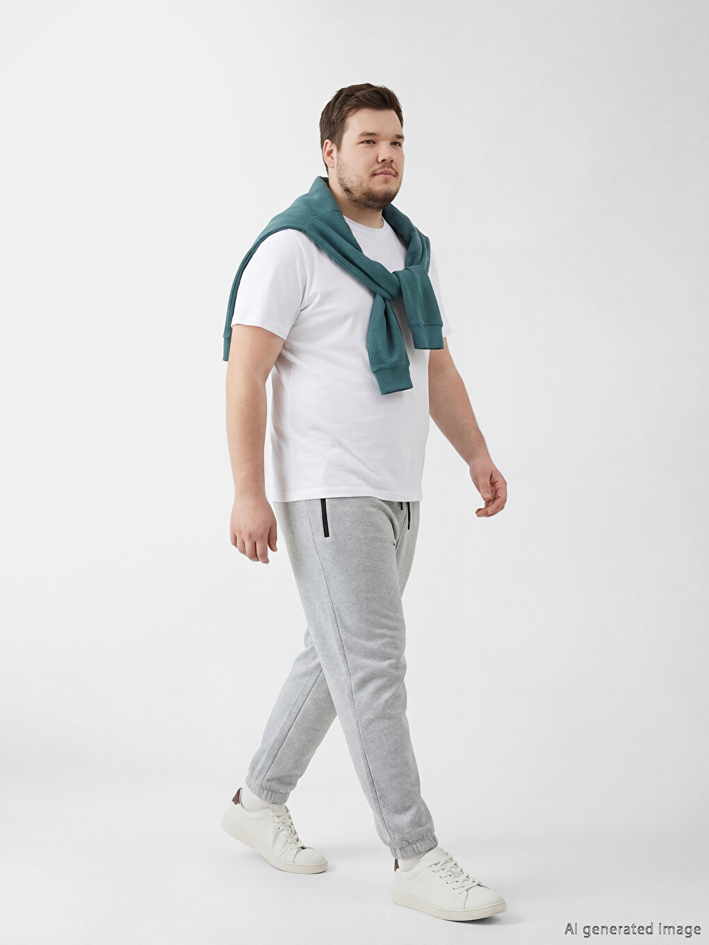Gri Standart Kalıp Erkek Jogger Eşofman Altı