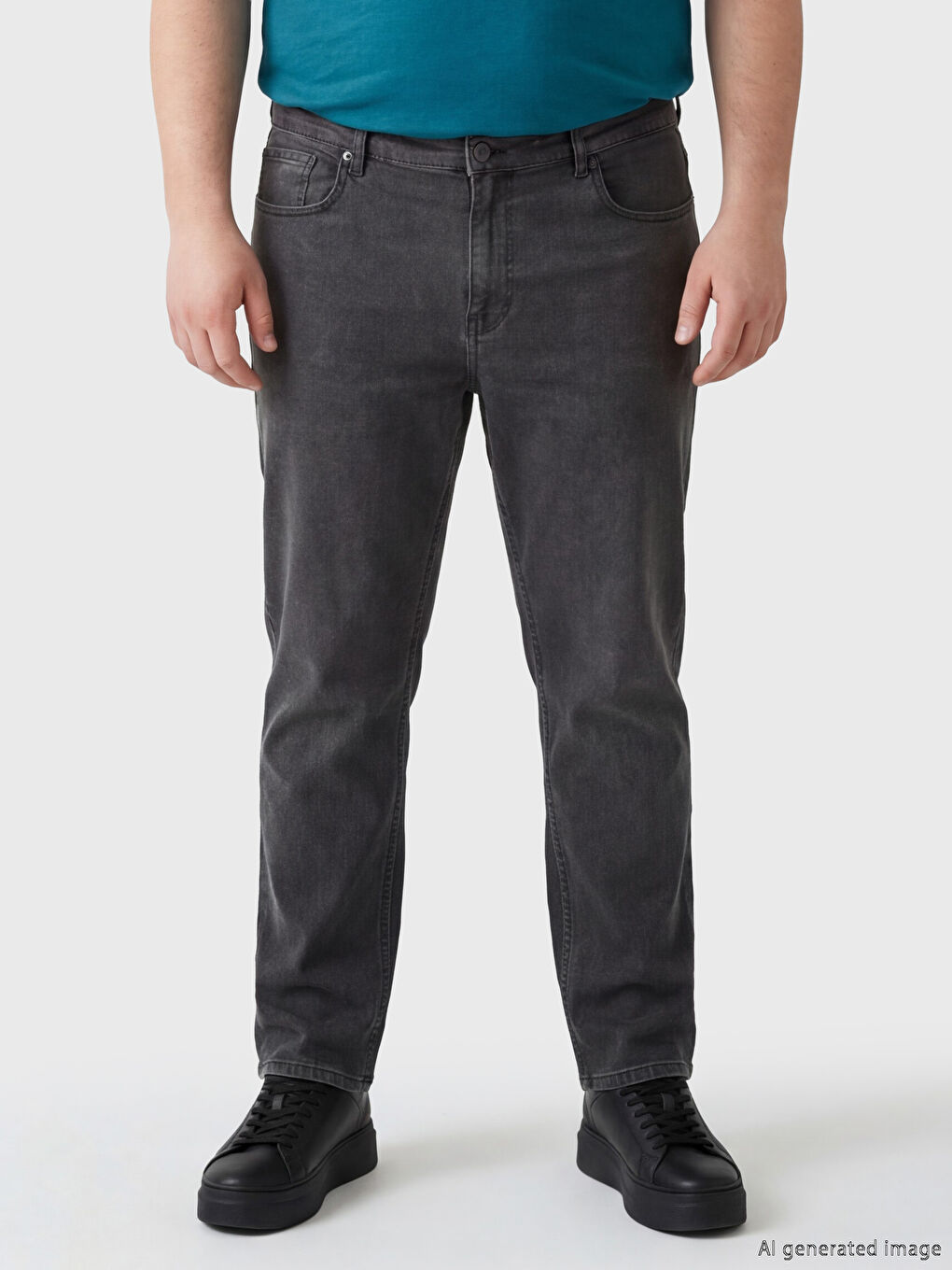 Gri 779 Regular Fit Erkek Jean Pantolon-1