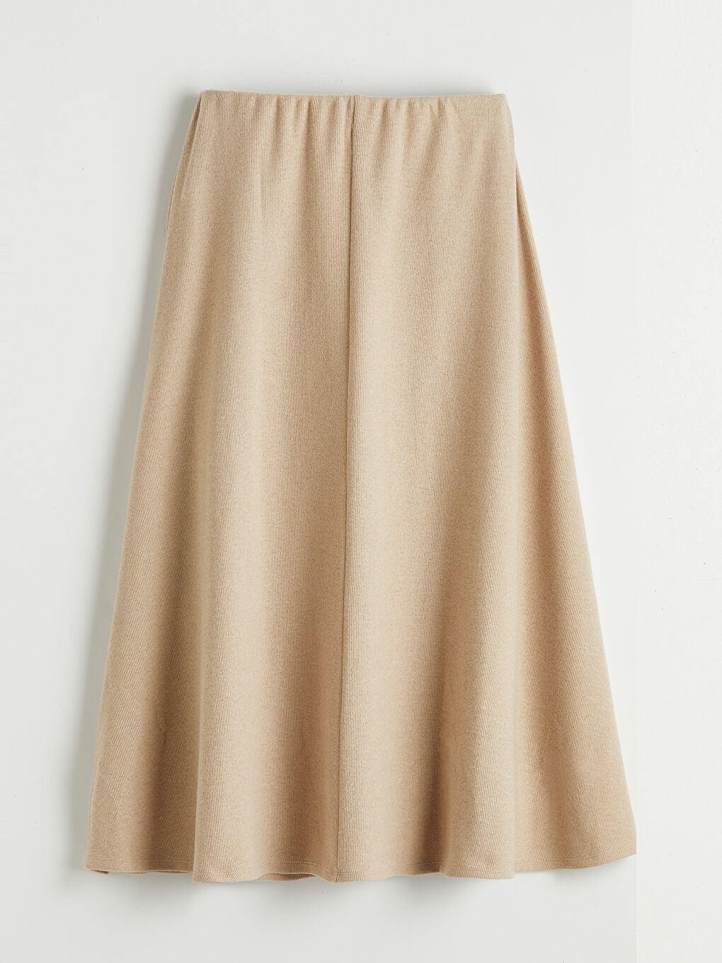 Bej Beli Lastikli A Kesim Etek-2