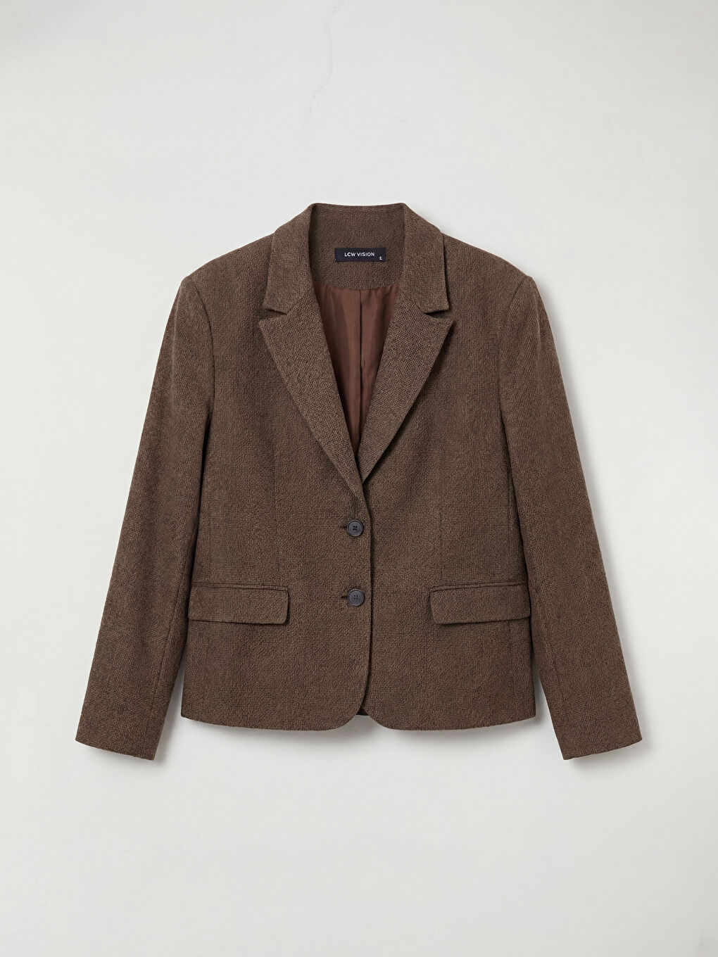 Bej Standart Kalıp Erkek Blazer Ceket