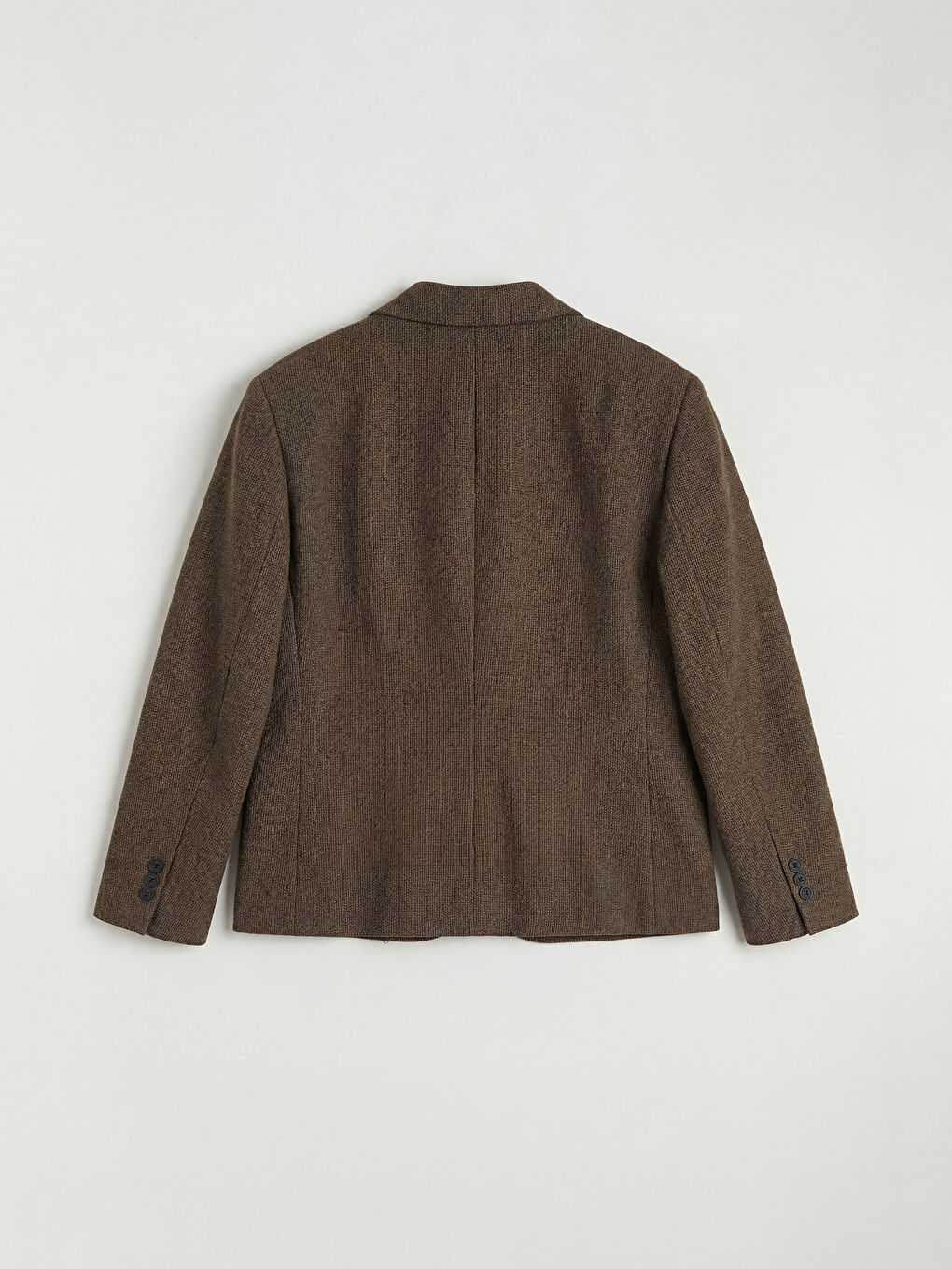 Bej Standart Kalıp Erkek Blazer Ceket-1