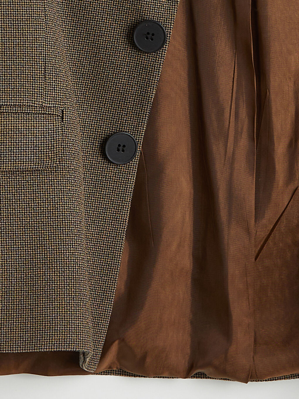 Bej Standart Kalıp Erkek Blazer Ceket-2