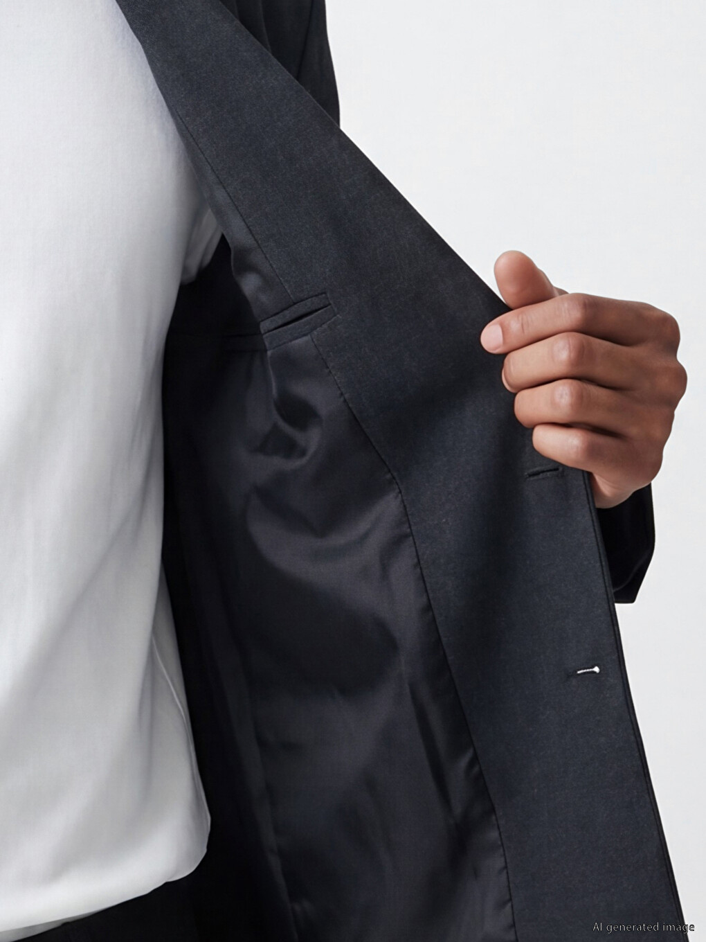 Bej Standart Kalıp Erkek Blazer Ceket-2