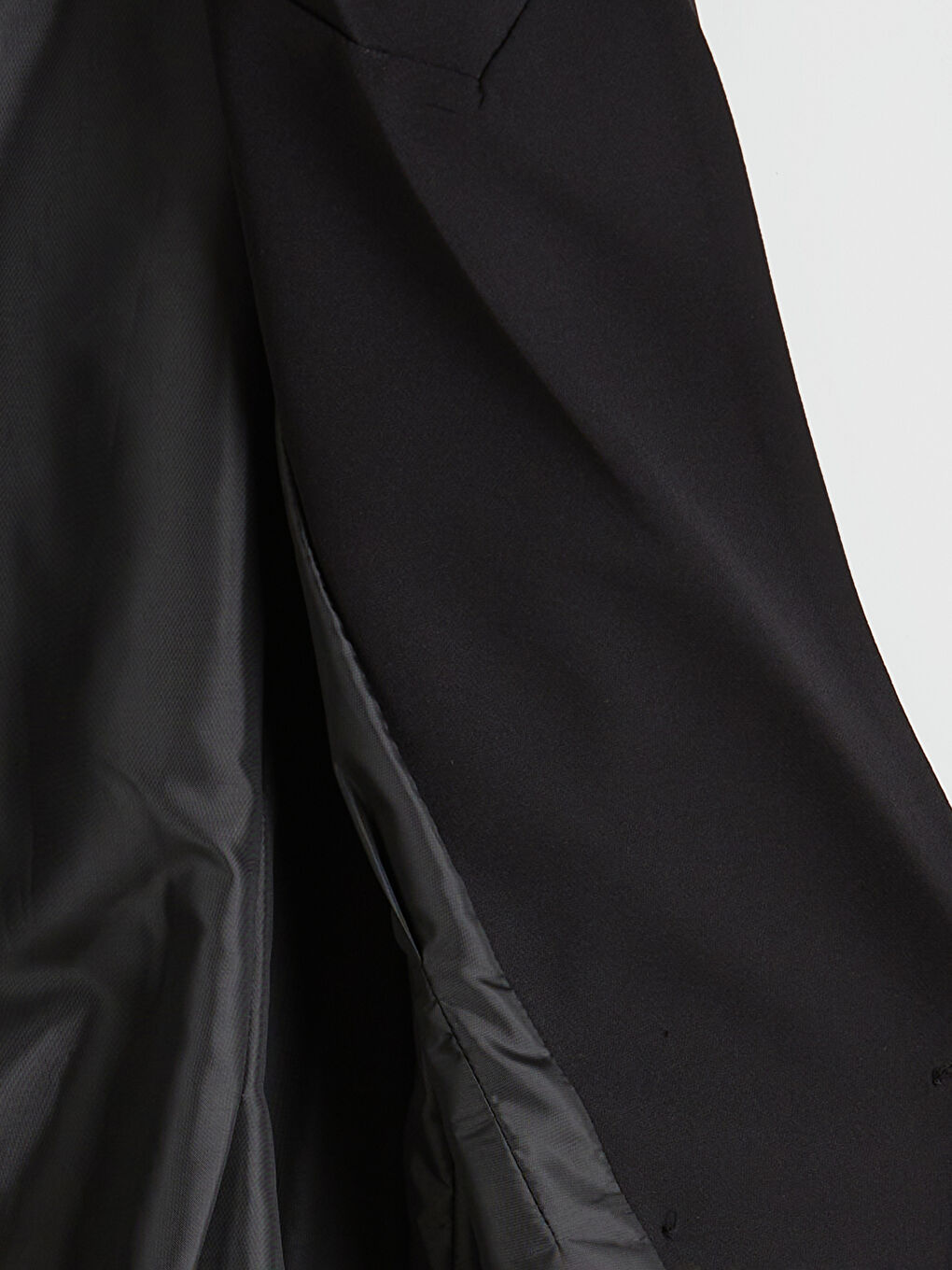 Siyah Kruvaze Yaka Kadın Blazer Ceket-5