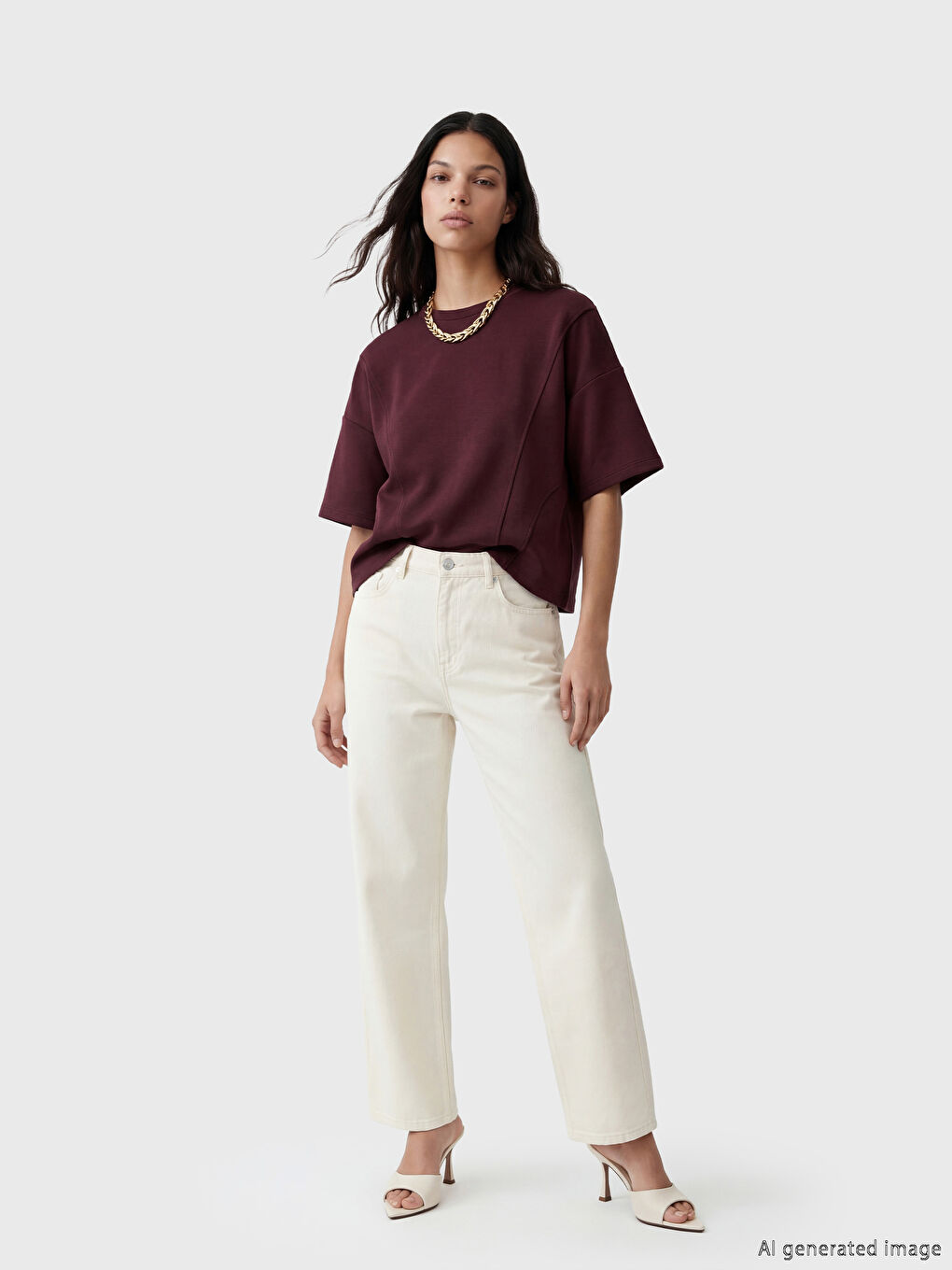 Woman BORDEAUX T-Shirt-1