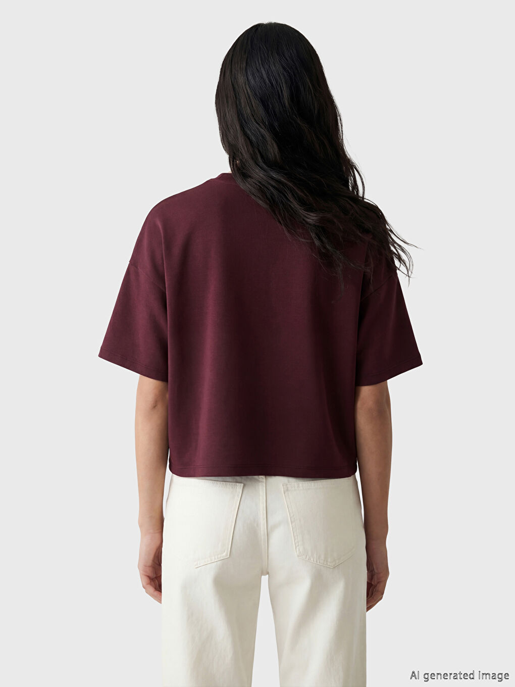 Woman BORDEAUX T-Shirt-3