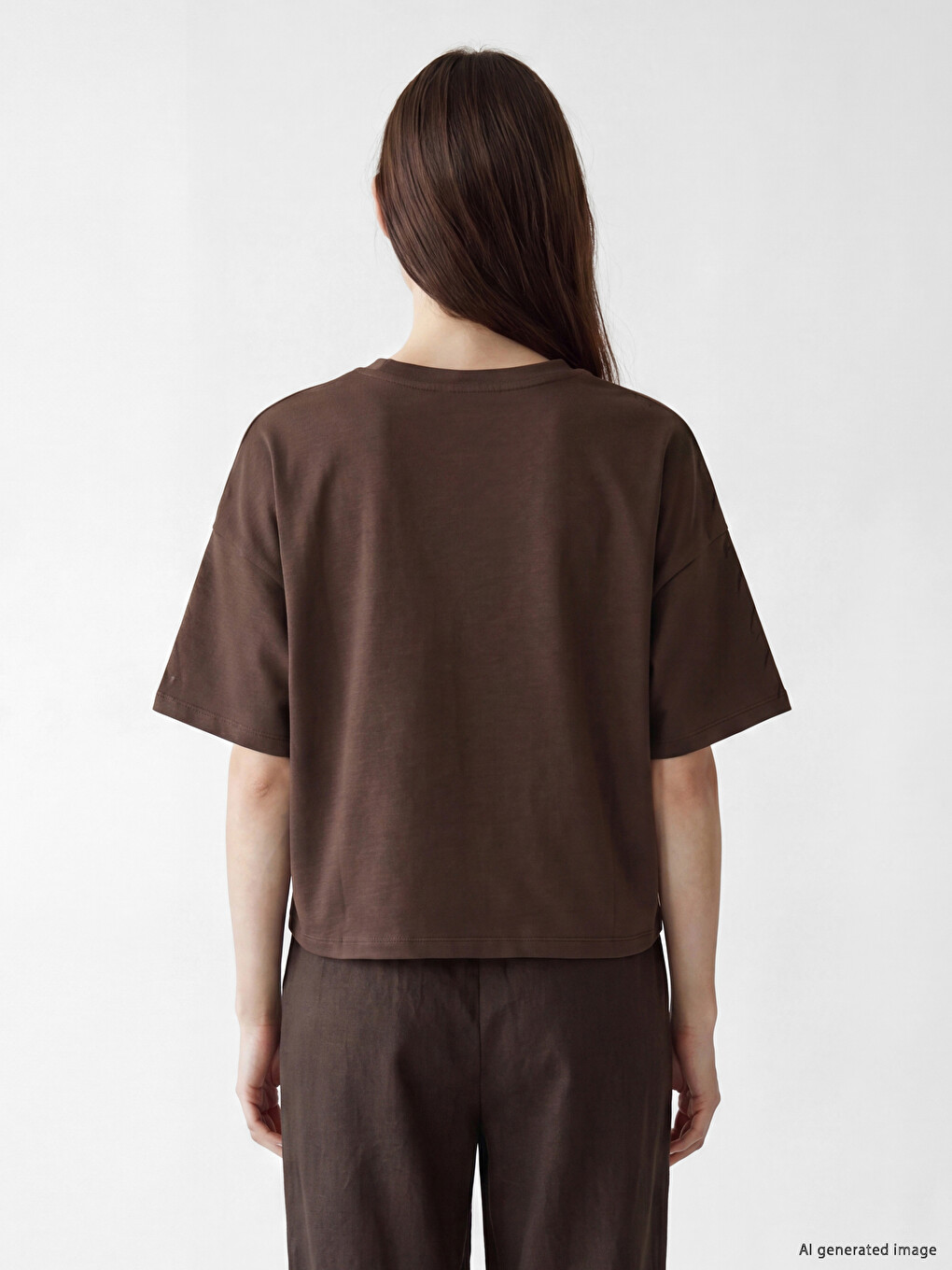 Crew Neck Women's T-shirt-3