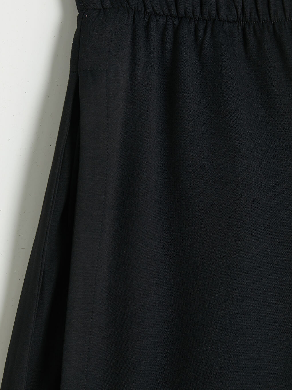 Siyah Beli Lastikli Kadın Eşofman Altı-2