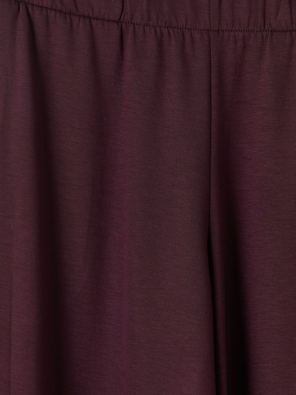 Bordo Beli Lastikli Kadın Eşofman Altı-2