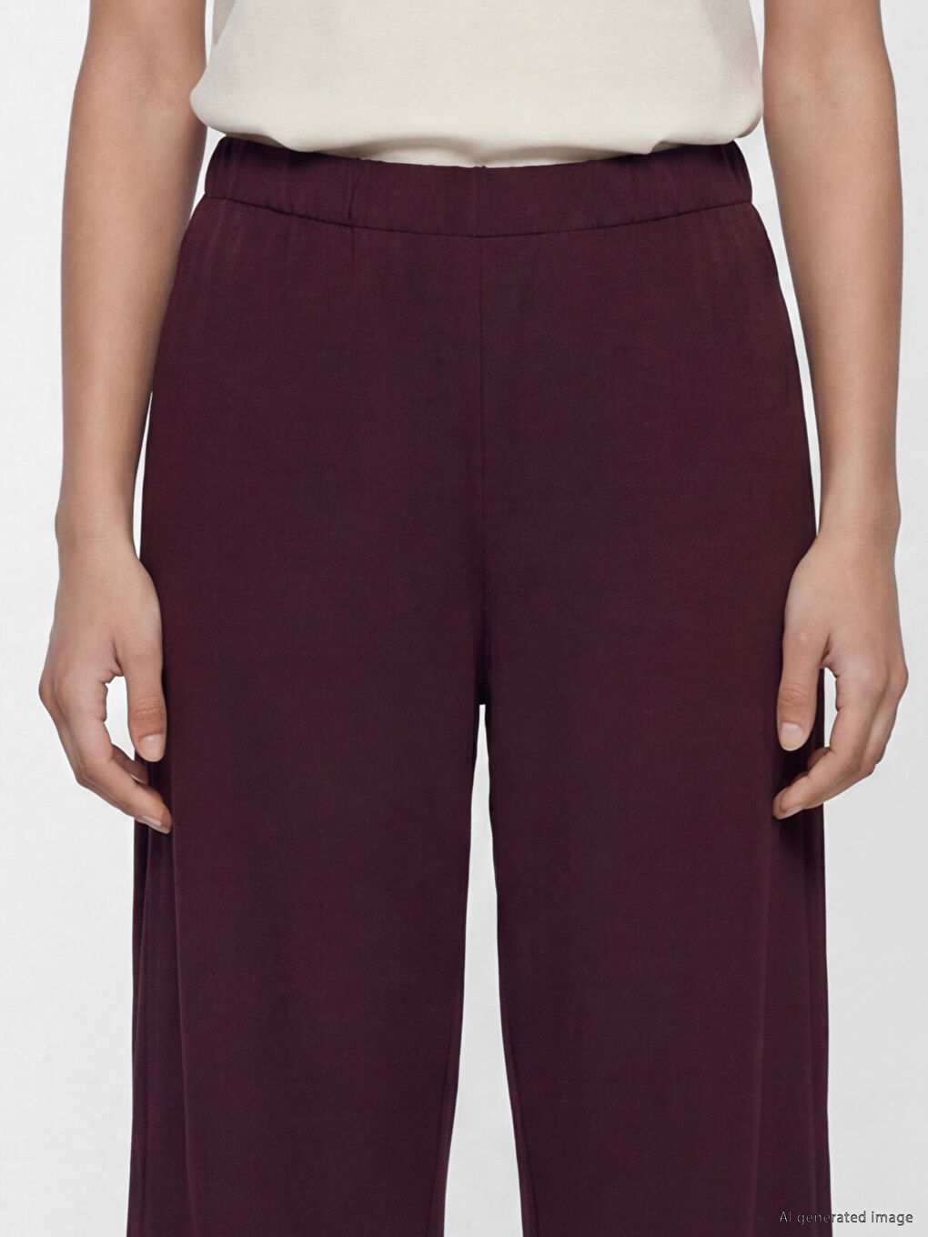 Elastic Waist Women's Sweatpants-2