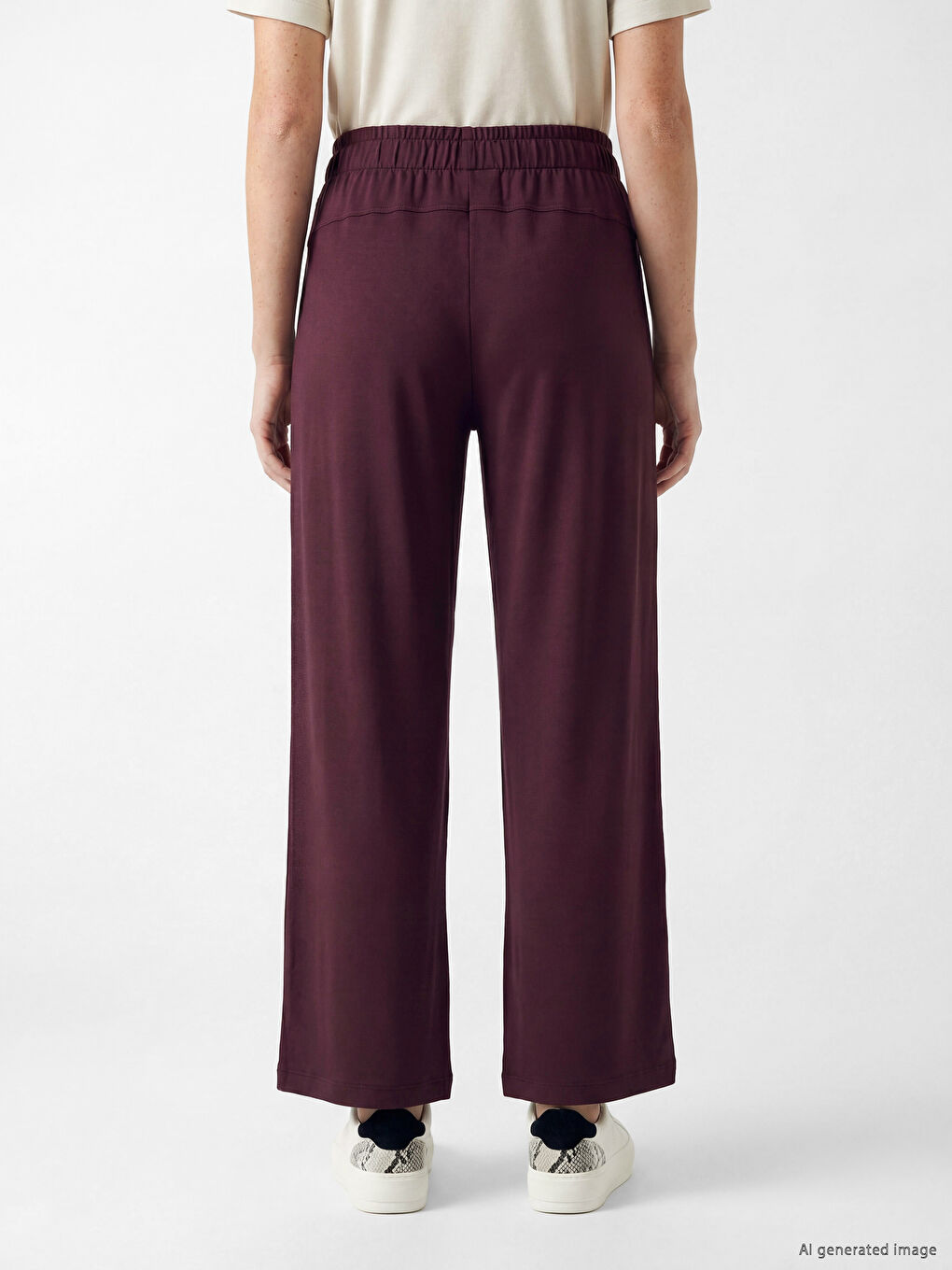 Elastic Waist Women's Sweatpants-3