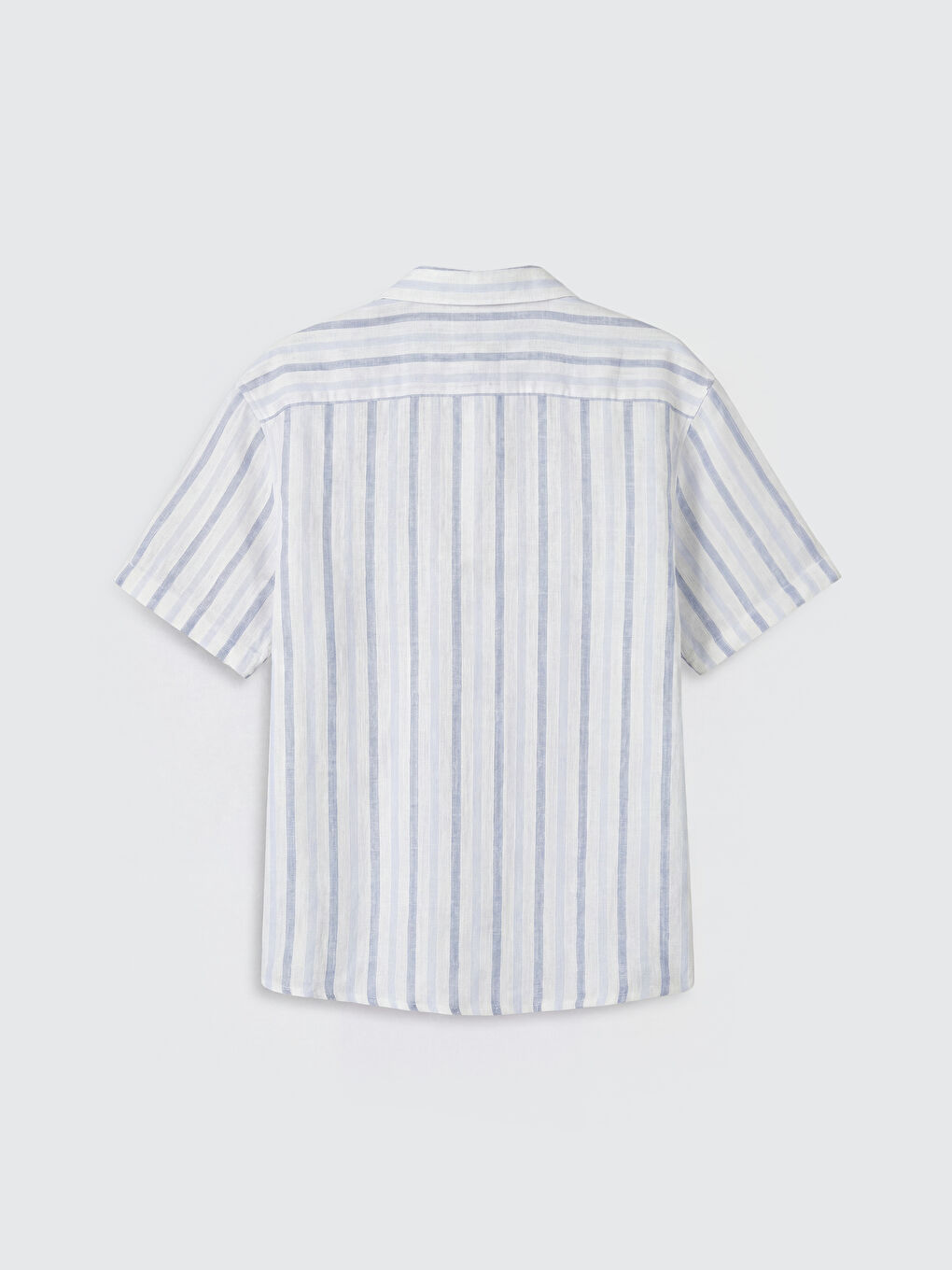 Mavi Çizgili Erkek Çocuk Gömlek-1