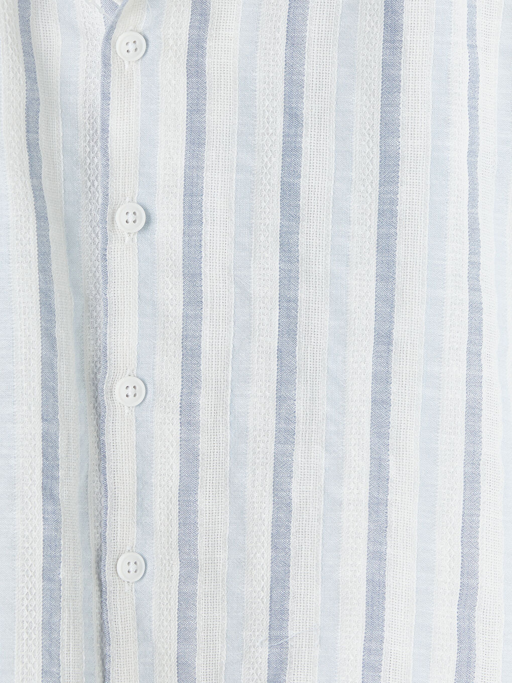 Mavi Çizgili Erkek Çocuk Gömlek-2